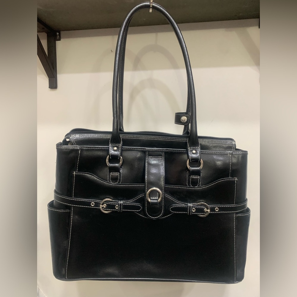 McKlein Willow Springs briefcase tote large holds pc